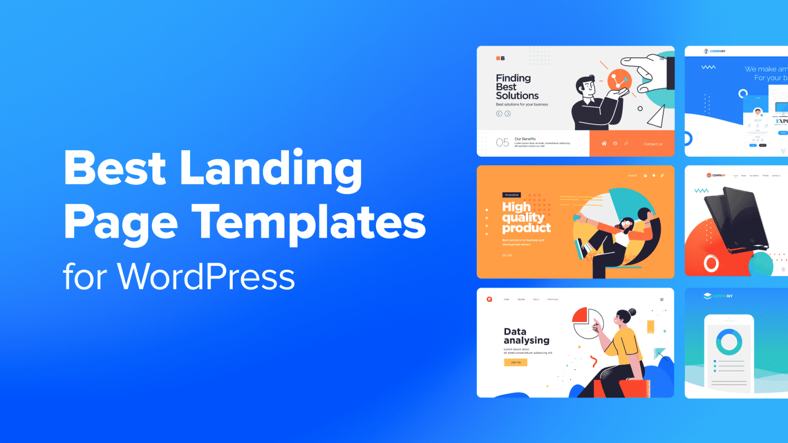 60+ Best Landing Page Templates for WordPress (2024)